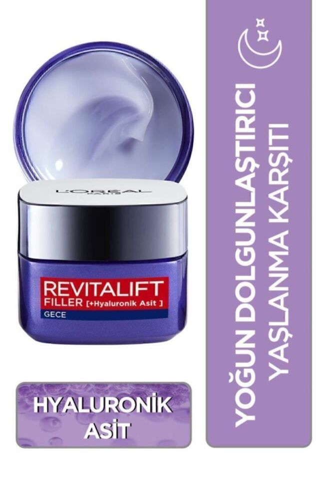 Loreal Paris Revitalift Filler Yoğun Dolgunlaştırıcı Yaşlanma Karşıtı Gece Kremi 50ml + Gündüz Kremi 50 Ml