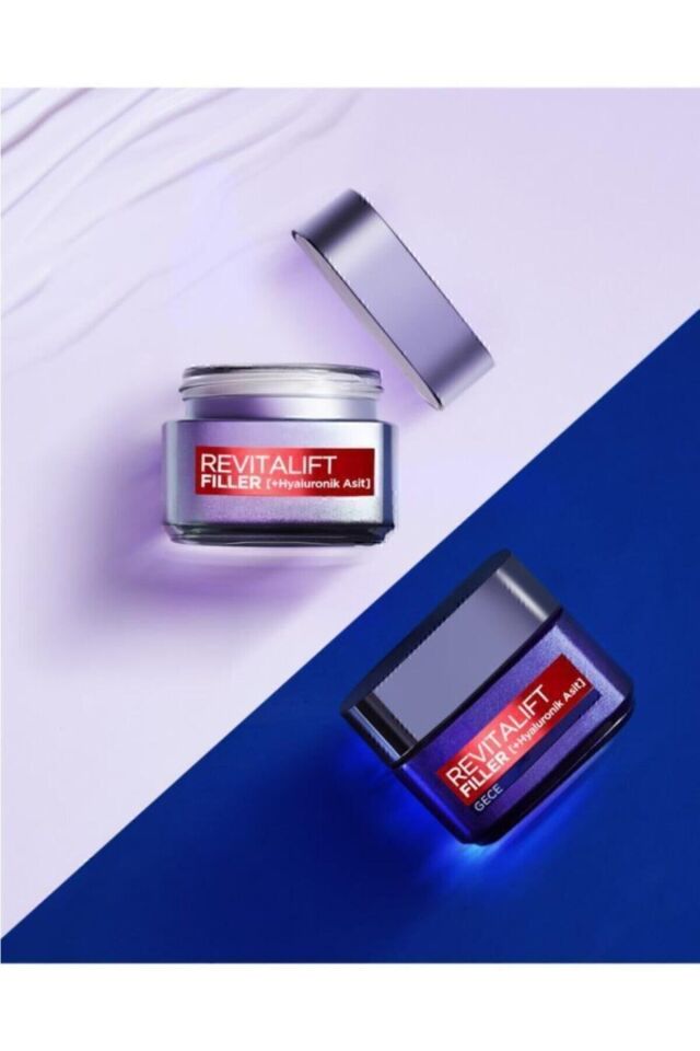 Loreal Paris Revitalift Filler Yoğun Dolgunlaştırıcı Yaşlanma Karşıtı Gece Kremi 50ml + Gündüz Kremi 50 Ml
