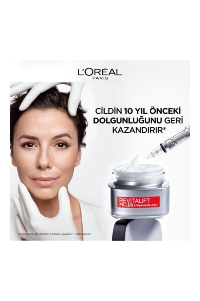 Loreal Paris Revitalift Filler Yoğun Dolgunlaştırıcı Yaşlanma Karşıtı Gece Kremi 50ml + Gündüz Kremi 50 Ml
