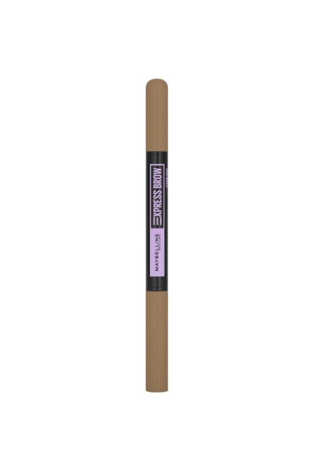 Maybelline New York Express Brow Satin Duo Çift Taraflı Kaş Kalemi - 01 Açık Ton