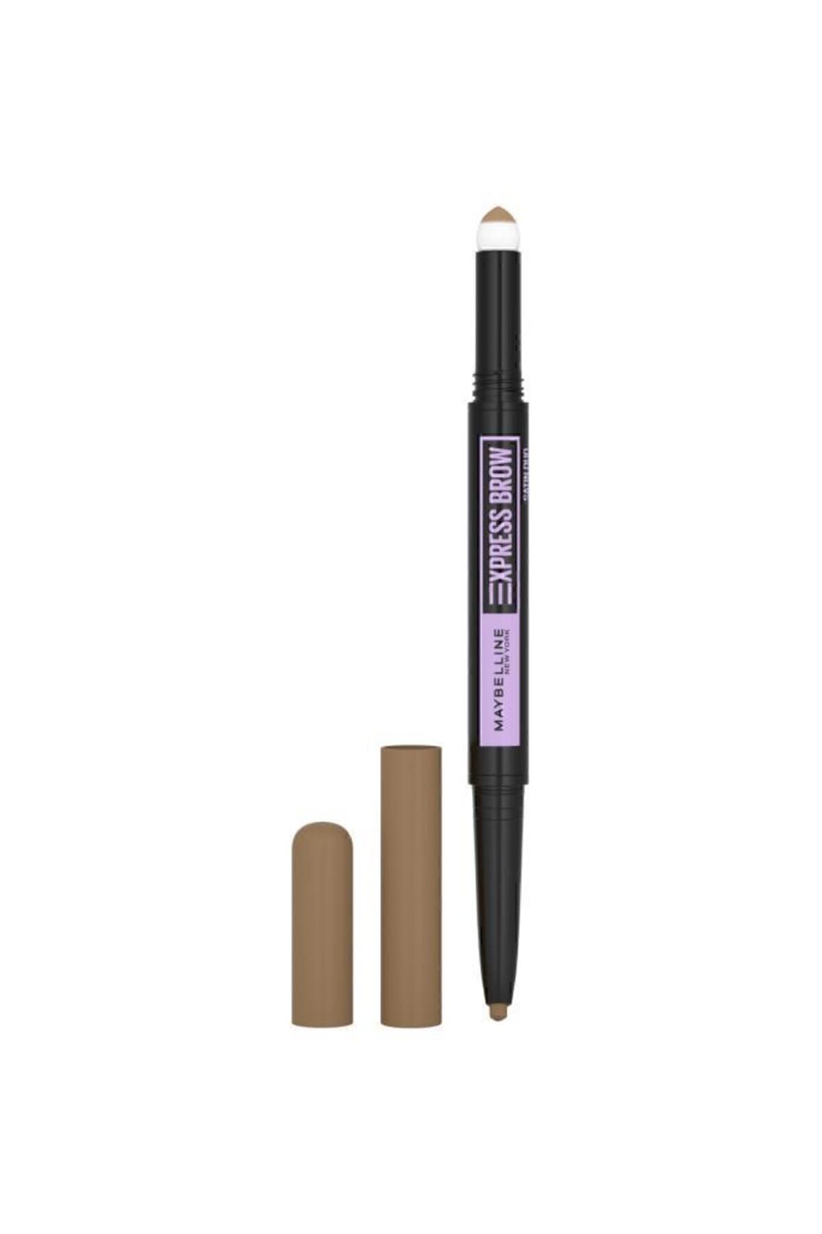 Express Brow Satin Duo Çift Taraflı Kaş Kalemi - 01 Açık Ton