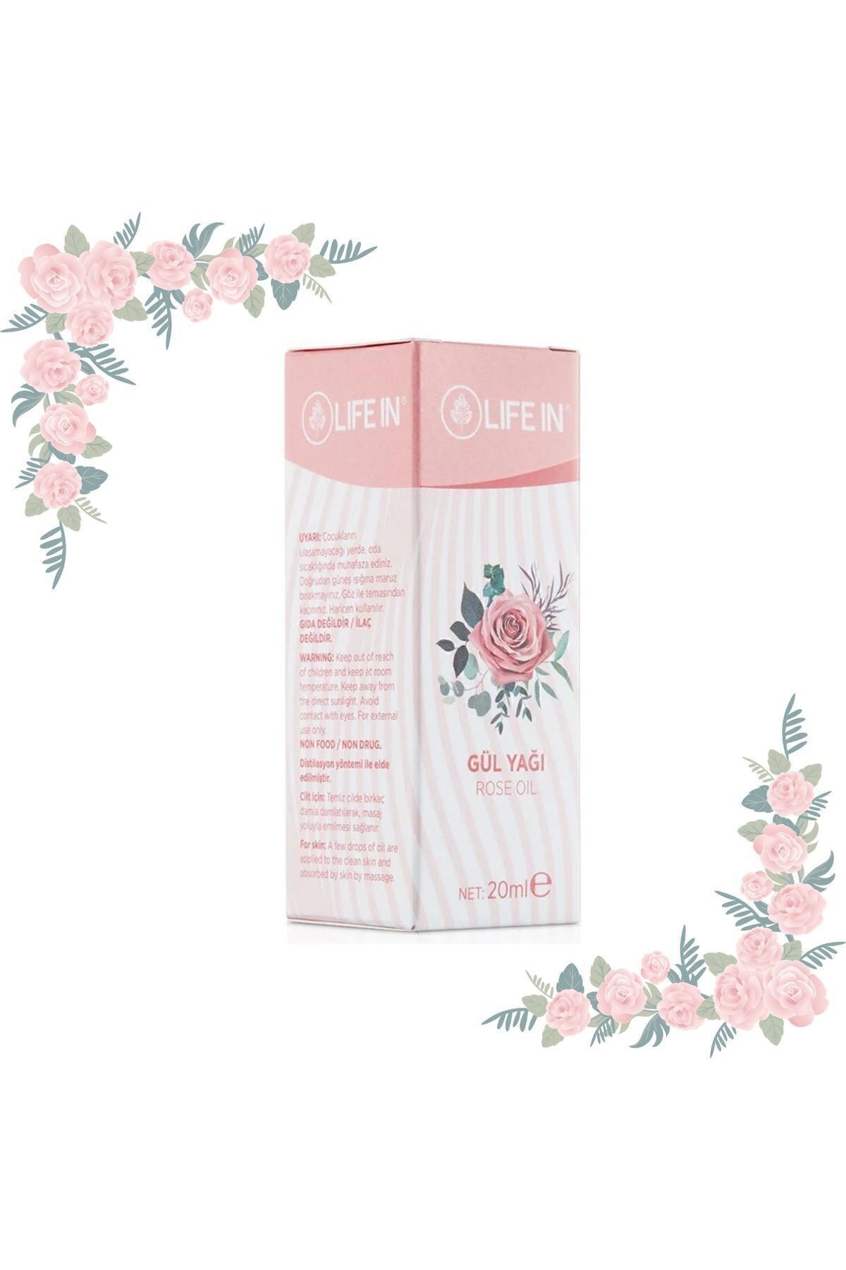 Life In Gül Yağı 20 ml