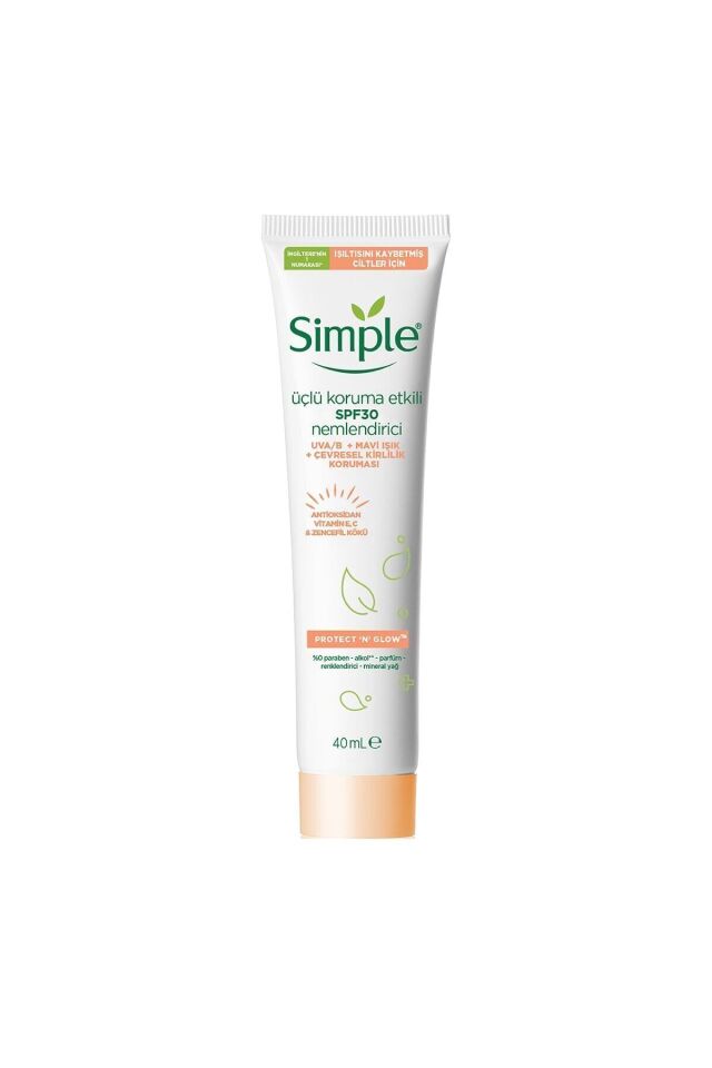 Protect 'n' Glow Üçlü Koruma Etkili Spf30 Nemlendirici Işıltısını Kaybetmiş Ciltlere 40 ml