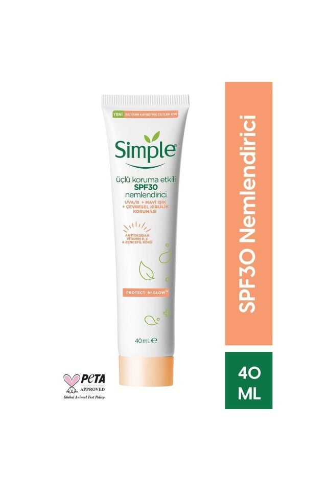 Protect 'n' Glow Üçlü Koruma Etkili Spf30 Nemlendirici Işıltısını Kaybetmiş Ciltlere 40 ml