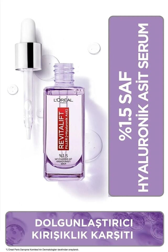 L'oréal Paris Revitalift Filler %1,5 Saf Hyaluronik Asit Kırışıklık Karşıtı Serum- 30 ml