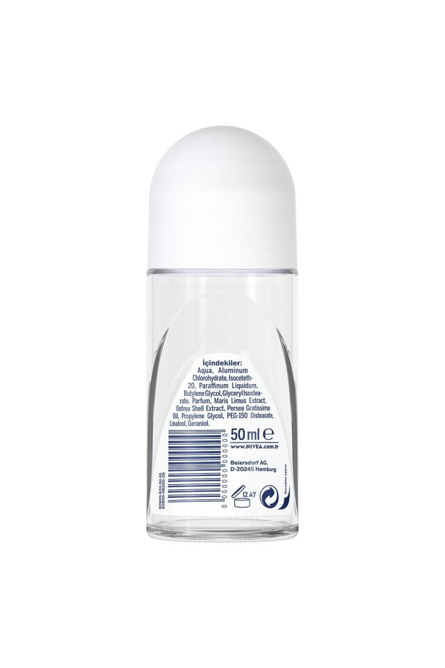 Nivea Kadın Roll-on Deodorant Fresh Natural 50ml, 48 Saat Anti-perspirant Koruma, X2 Adet