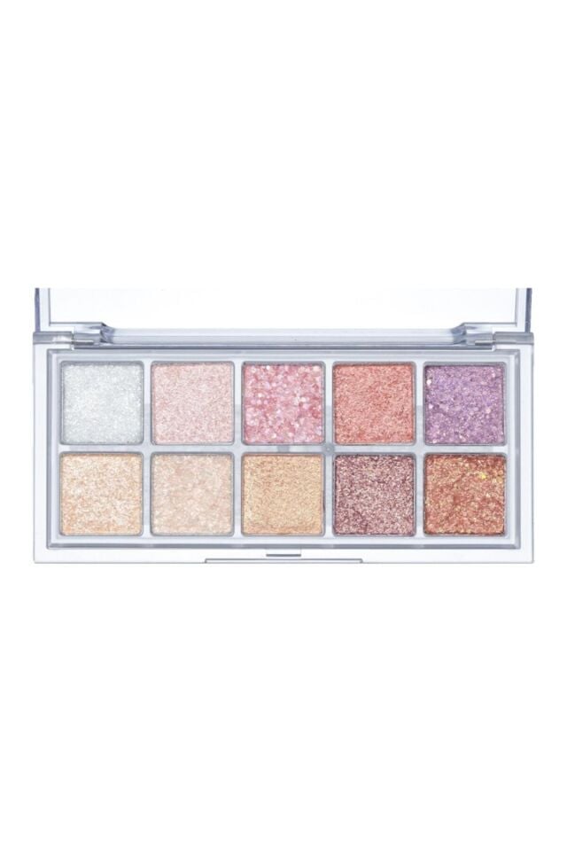 Romand Glitter Parçaları İçeren Yoğun Pigmentli Far Paleti Better Than Palette - 00 Light & Glitter Garden