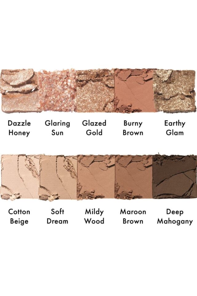 Romand Mat, Işıltılı ve Glitter İçeren Yoğun Pigmentli Far Paleti Better Than Palette - Mahogany Garden