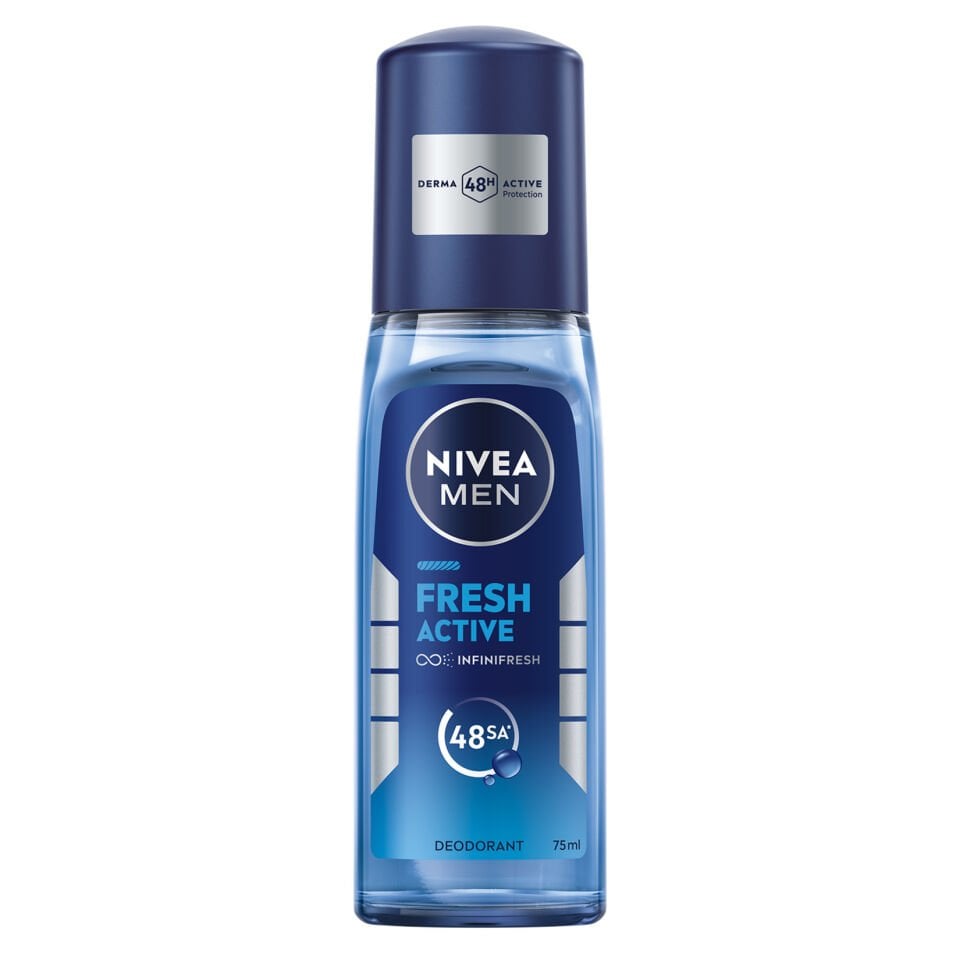 Nivea Men Erkek Pump Sprey Deodorant Fresh Active 75 ml 48 Saat Koruma