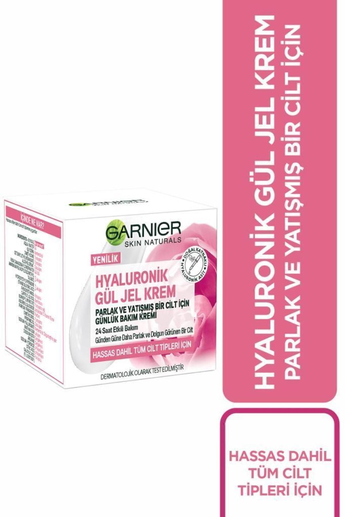 Hyaluronik Gül Jel-krem - Parlak Ve Yatışmış Bir Cilt Için Günlük Bakım Kremi