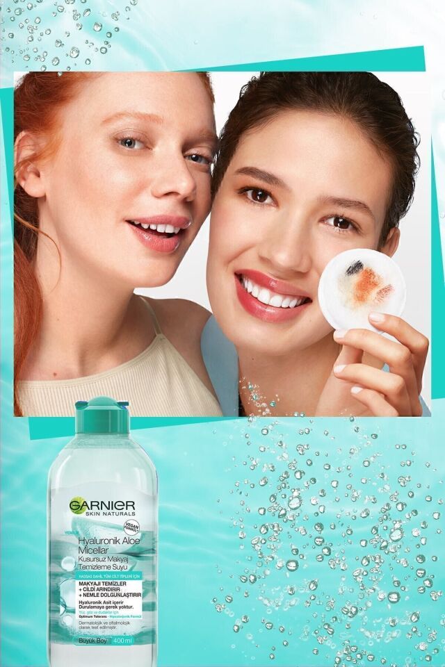 Garnier Hyaluronik Aloe Micellar Kusursuz Makyaj Temizleme Suyu 400ml