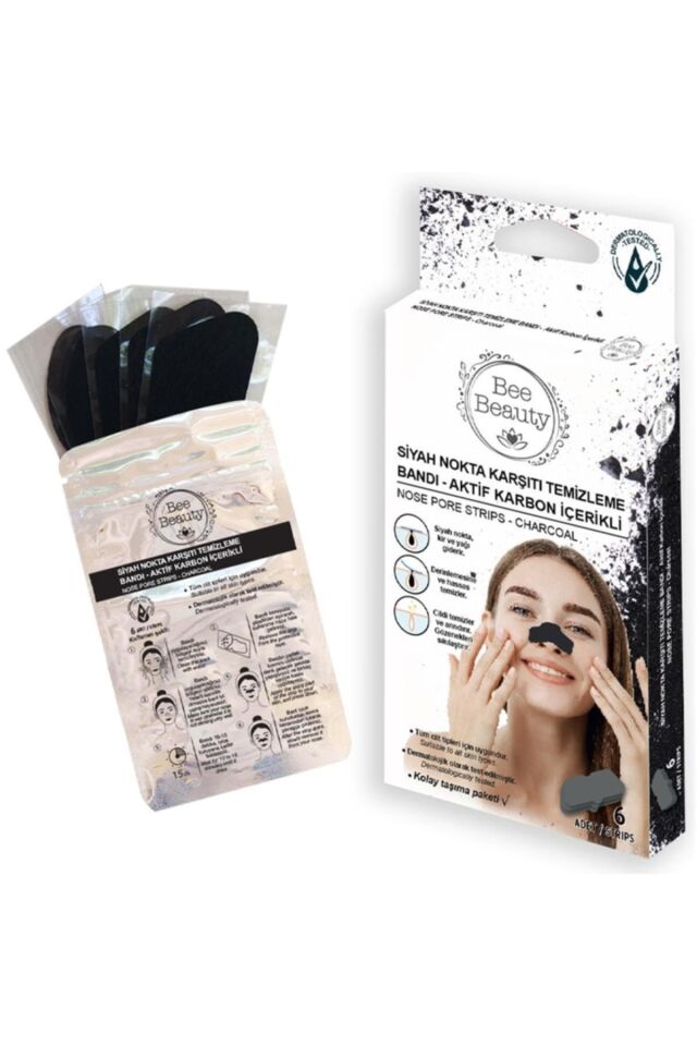 Bee Beauty Aktif Karbon Siyah Nokta Bandı 5li