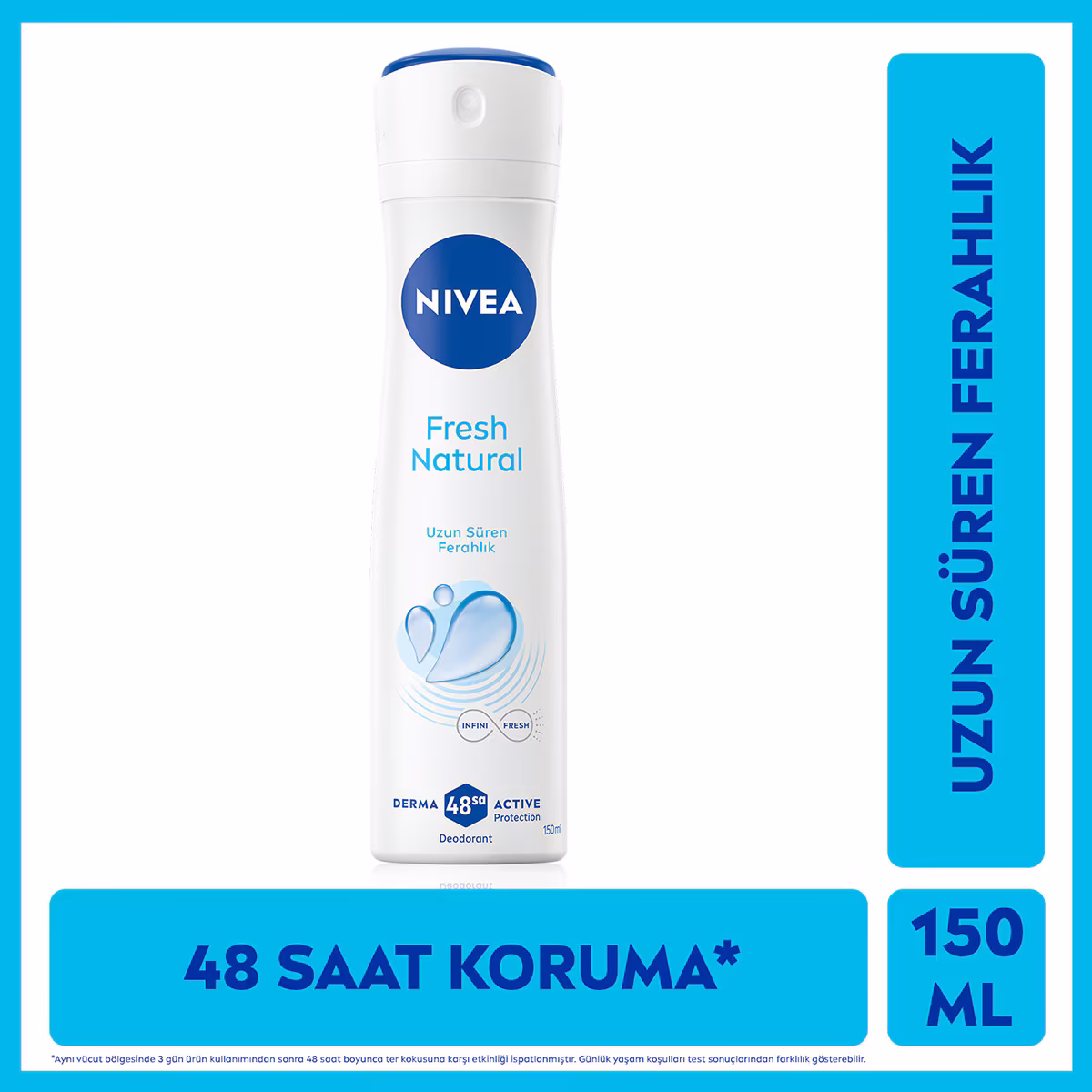 Nivea Kadın Sprey Deodorant Fresh Natural 48 Saat Deodorant Koruma 150 ml