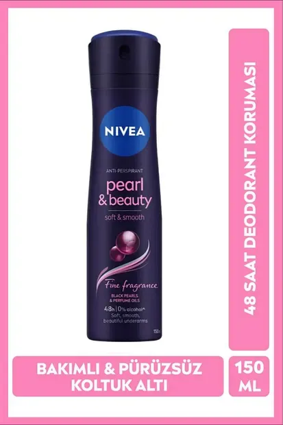 Nivea Kadın Sprey Deodorant Pearl&Beauty Fine Fragrance 150 ml