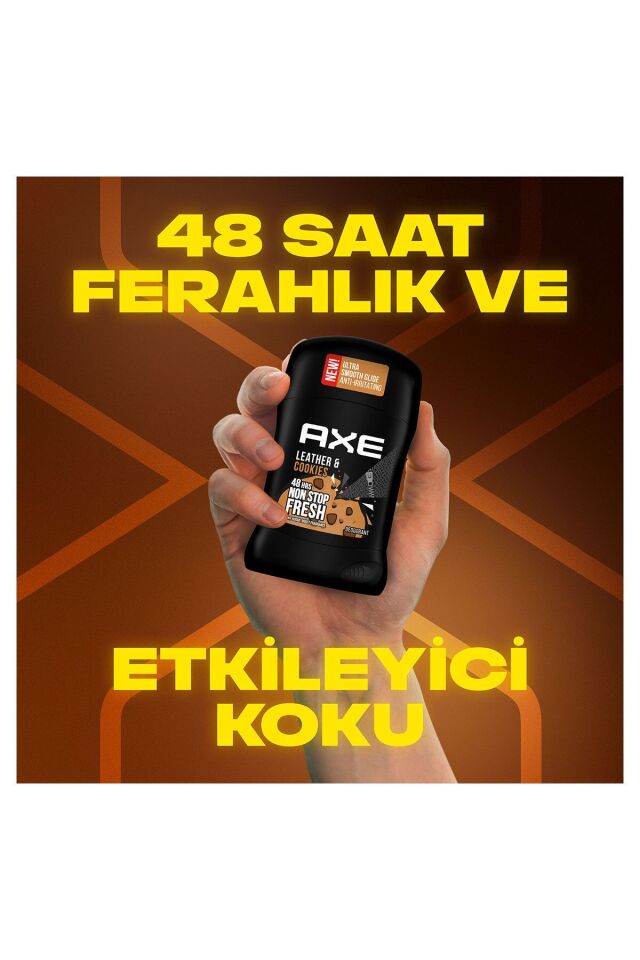 Leather & Cookies Erkek Deodorant Stick 50 ml X2