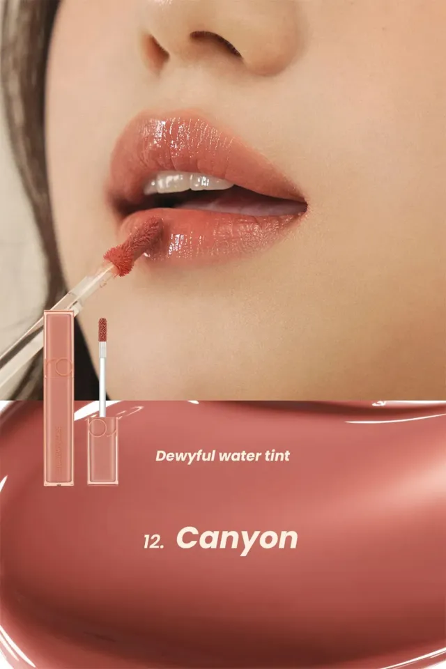 rom&nd Dewy Ful Water Tint Renkli Dudak Parlatıcısı 12 Canyon