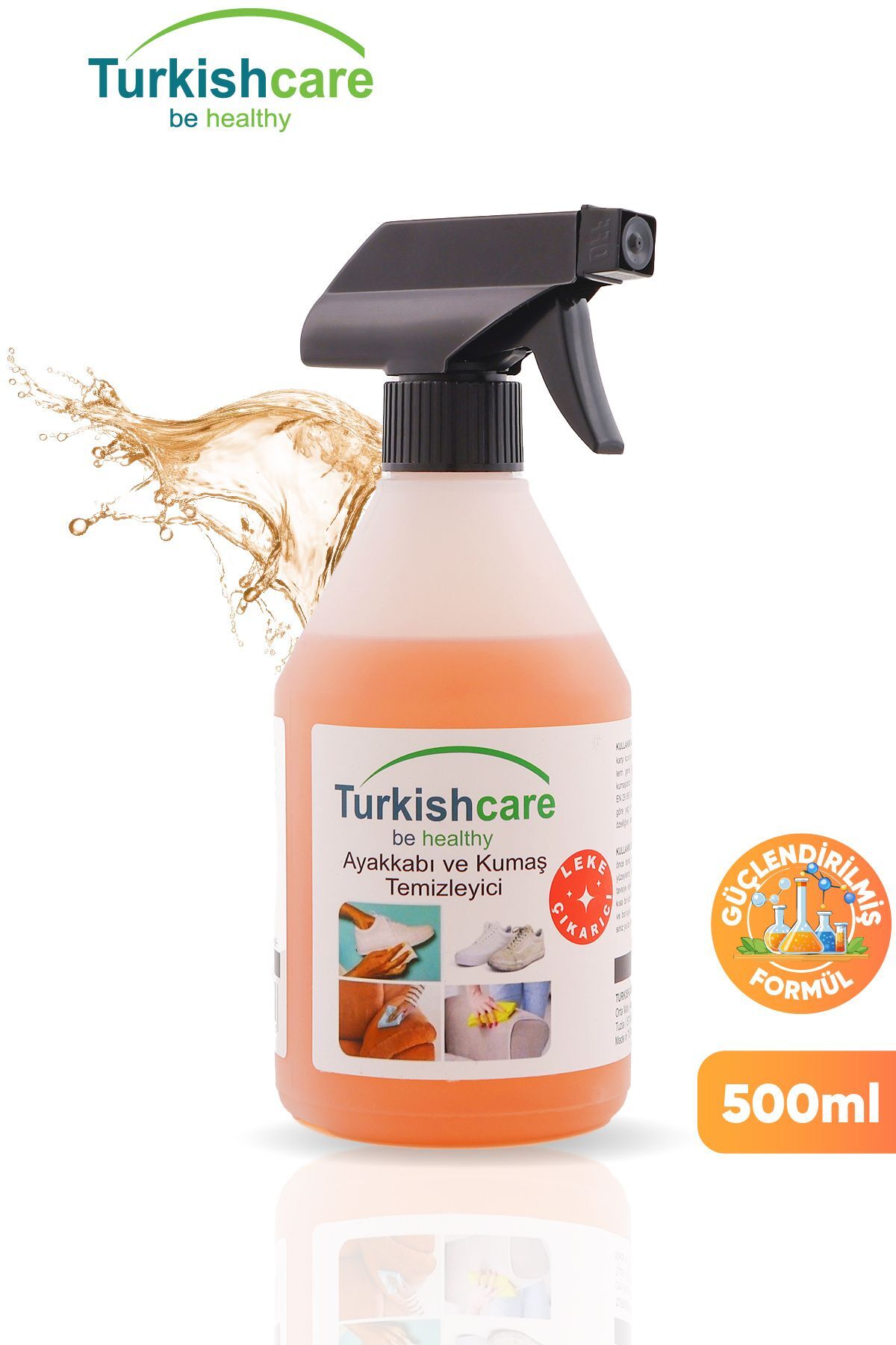 Turkishcare Ayakkabı Ve Kumaş Temizleme Spreyi 500 ml