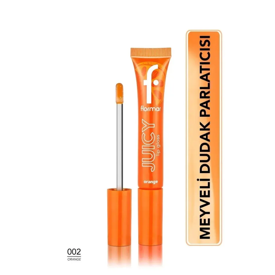 Flormar Juicy Renk Veren Meyve Aromalı Nemlendirici Dudak Parlatıcısı - 002 Orange