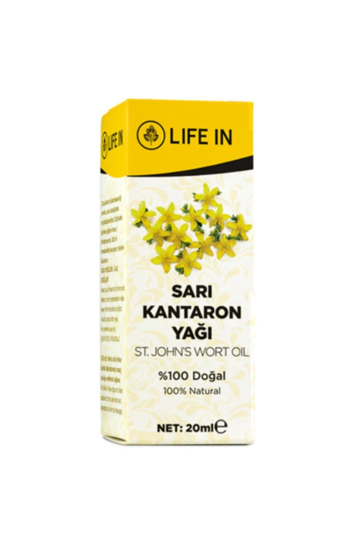 Lıfe In Sarı Kantaron Yağı %100 Doğal 20 Ml