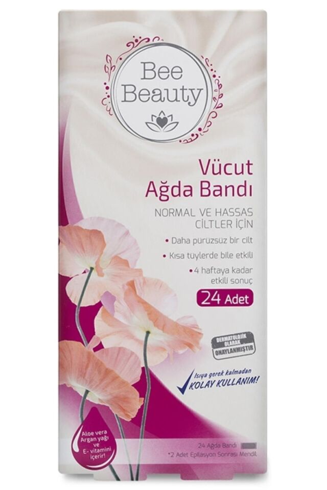 Bee Beauty Vücut Ağda Bandı 24'lü