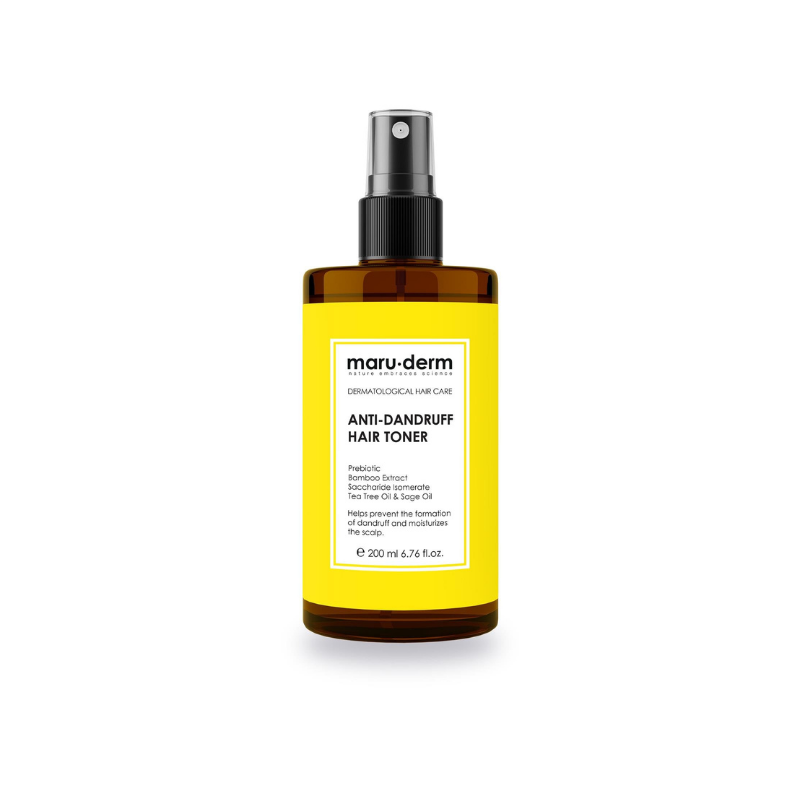Maru.Derm Saç Tonik | Kepeğe Karşı Etkili Saç Toniği 200 ML | Normal/Yağlı Saçlar | Vegan