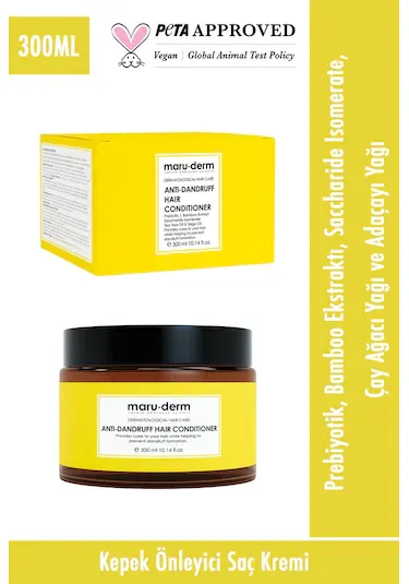 Maruderm Kepeğe Karşı Etkili Saç Kremi 300 ML