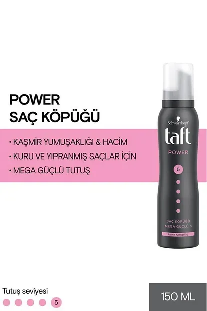 Taft Power Kaşmir Saç Köpüğü 150 ml