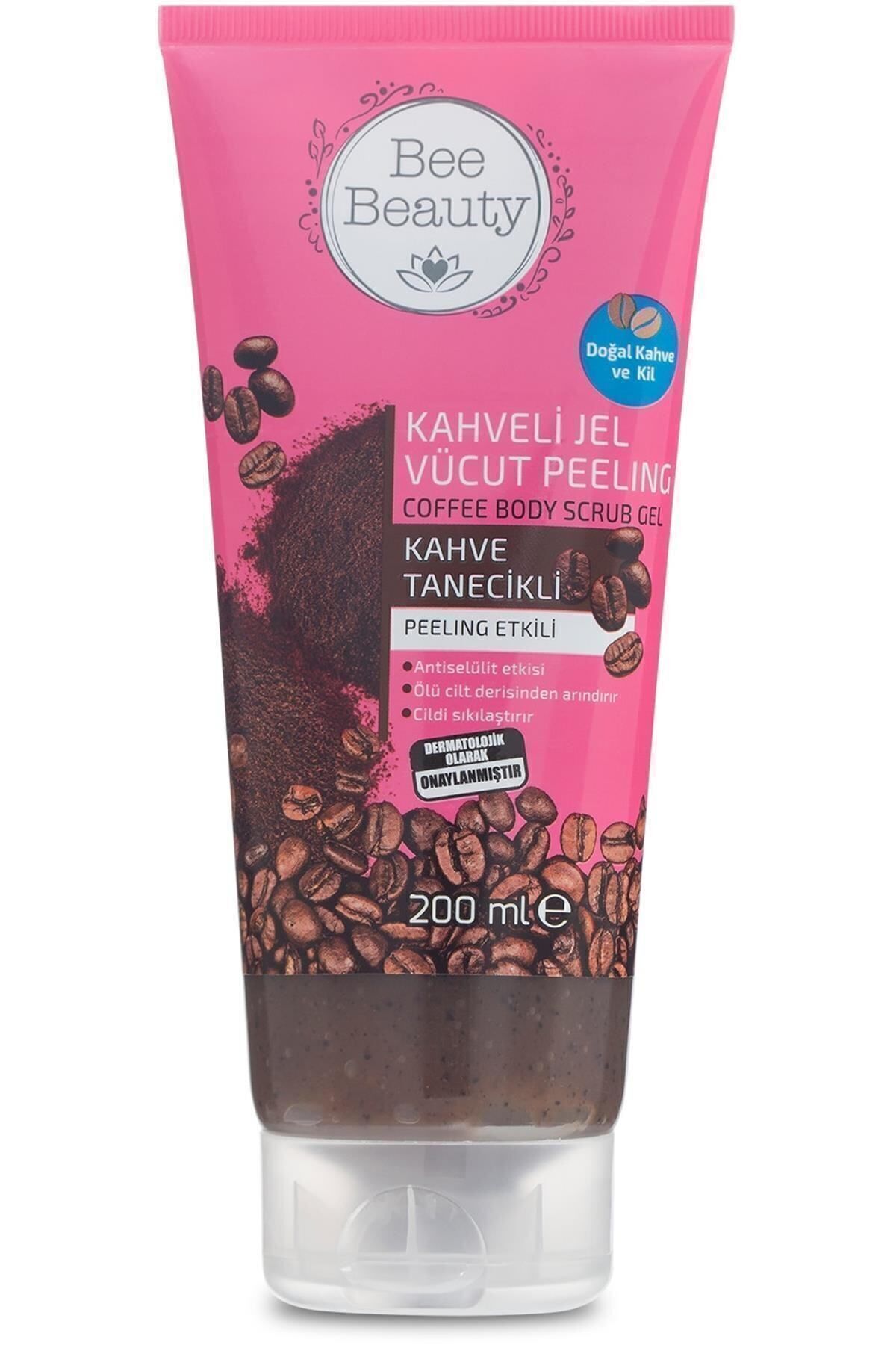 Bee Beauty Kahveli Jel Vücut Peeling 200 ml