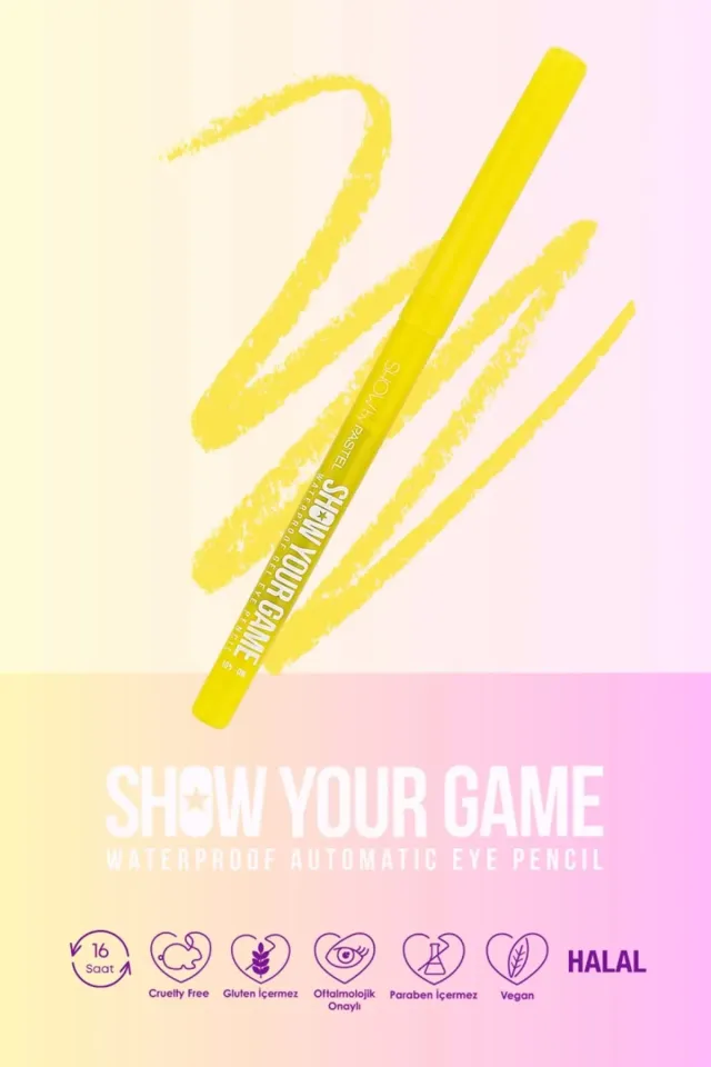 Pastel Show By Show Your Game Waterproof Gel Eye Pencil - Suya Dayanıklı Jel Göz Kalemi 401
