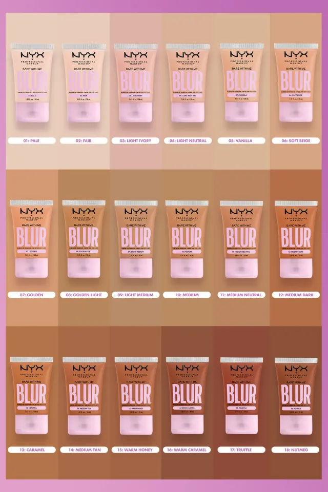 NYX Professional Makeup Blur Tint Ciltte Filtre Etkili Fondöten - 14 Medium Tan