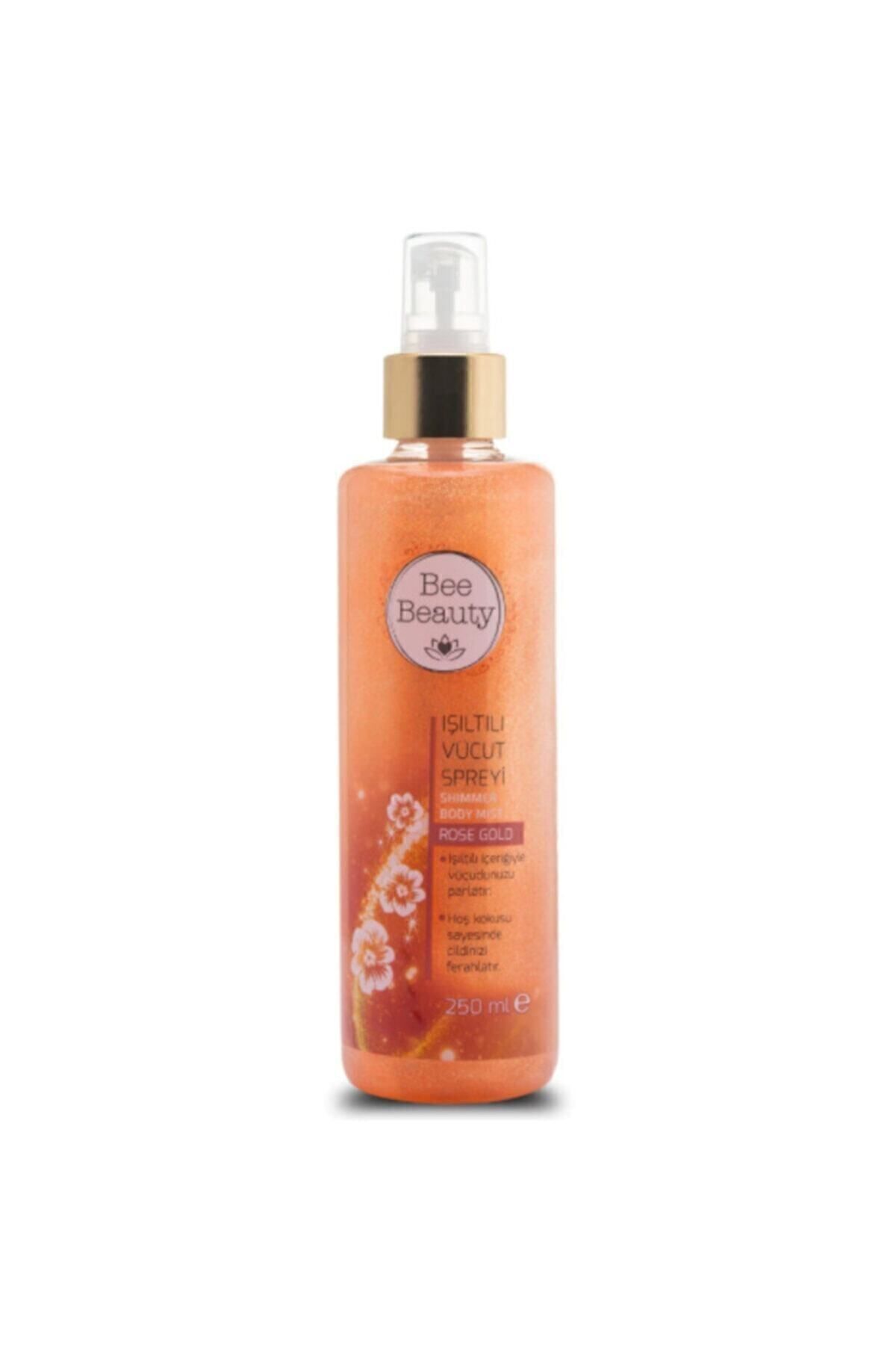 Bee Beauty Işıltılı Vücut Spreyi 250 Ml Rose Gold