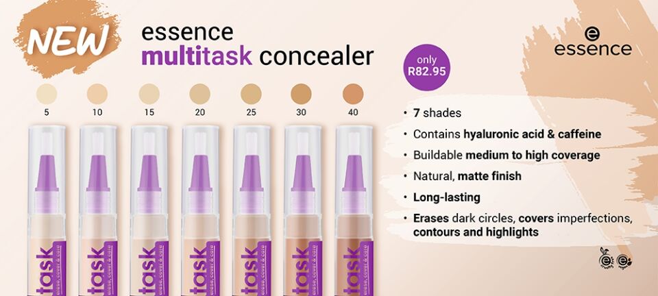 Essence Multi Task Erase Cover Concealer 25 Warm Honey