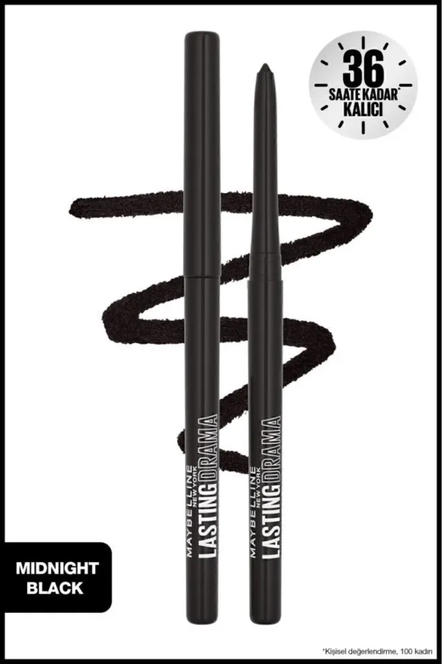 Maybelline New York Lasting Drama Automatic Liner Göz Kalemi- Midnight Black - Siyah