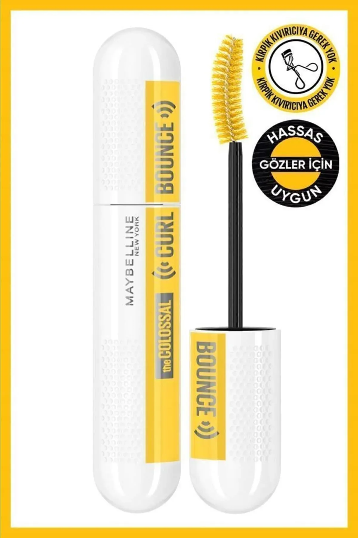 Maybelline New York Siyah Bonus Maskara - Colossal Curl Bounce Mascara