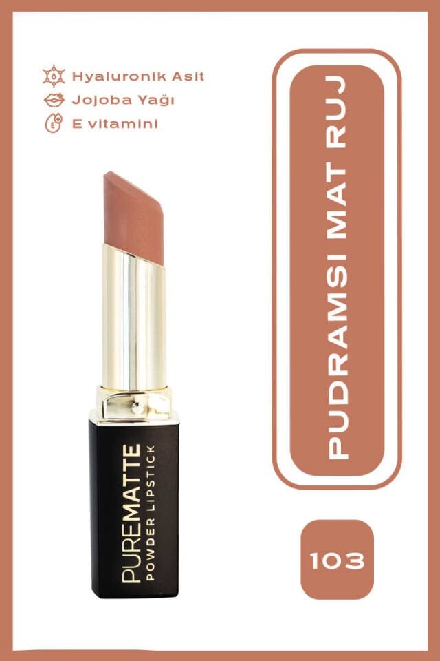 Pure Matte Powder Lipstick - 103 - Pudralı Mat Ruj