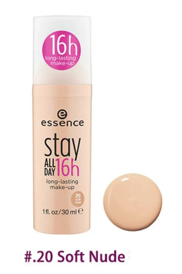 Essence Stay All Day 16H Long-Lasting Make-Up Foundation - 20 Soft Nude