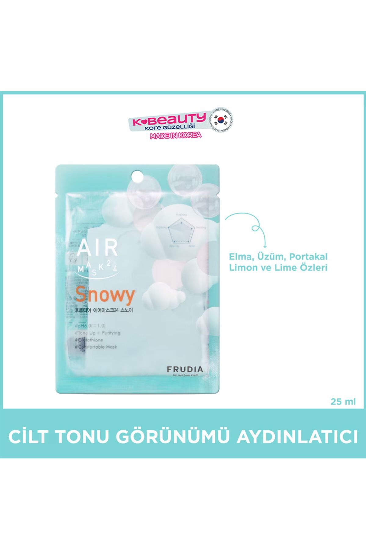 Frudia STD Aır Snowy Dengeleyıcı Maske 25 ml