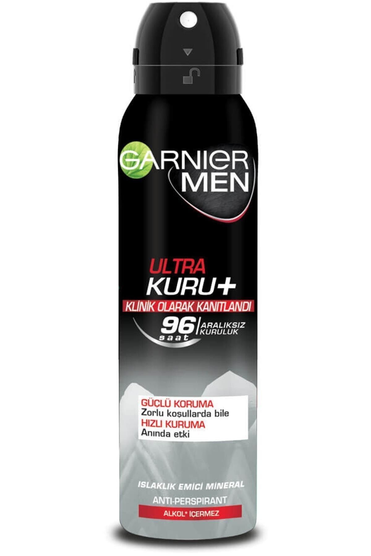 Garnier Men Ultra Kuru+Sprey 150 Ml