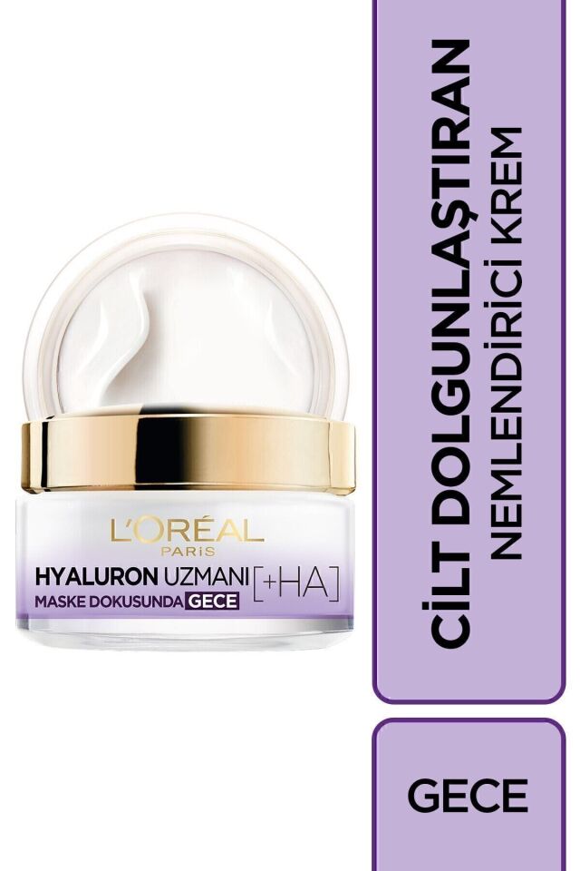 L’oréal Paris Hyaluron Uzmanı Cilt Dolgunlaştıran Nemlendirici Gece Kremi 50 ml
