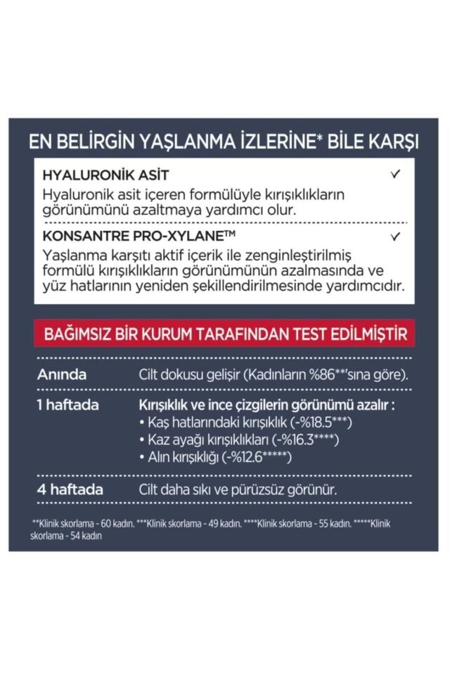 L'oréal Paris Revitalift Lazer X3 Yoğun Yaşlanma Karşıtı Gündüz Bakım Kremi Gece Bakım