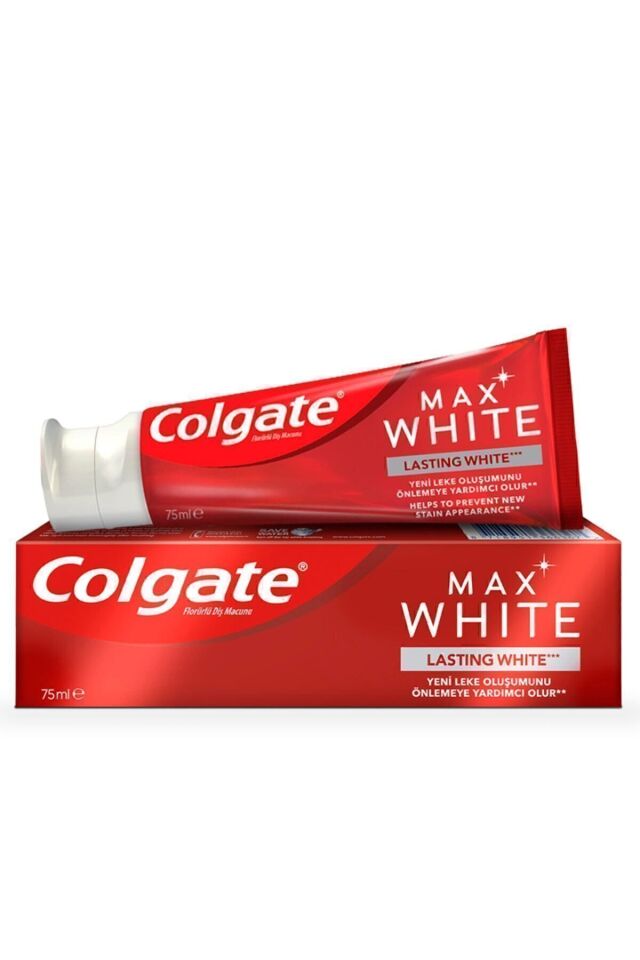 Colgate Max White Kalıcı Beyazlık Beyazlatıcı Diş Macunu 75 ml