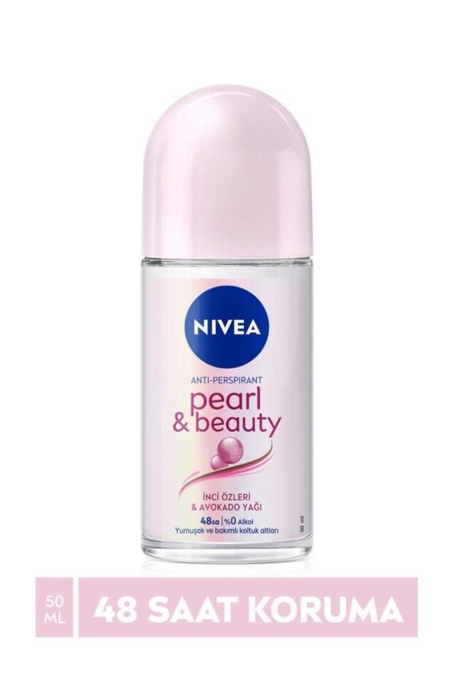 Nivea Kadın Roll-on Deodorant Pearl&beauty 50ml, 48 Saat Koruma, X2 Adet