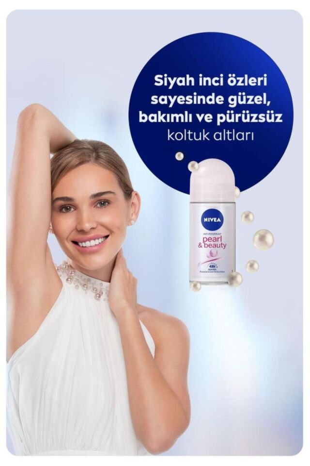 Nivea Kadın Roll-on Deodorant Pearl&beauty 50ml, 48 Saat Koruma, X2 Adet