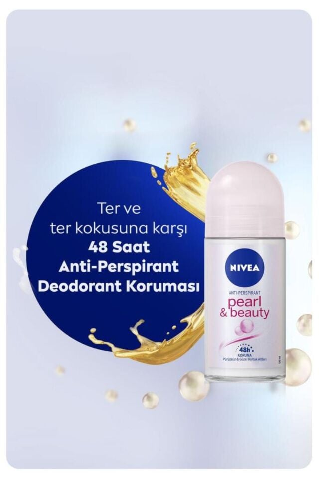 Nivea Kadın Roll-on Deodorant Pearl&beauty 50ml, 48 Saat Koruma, X2 Adet