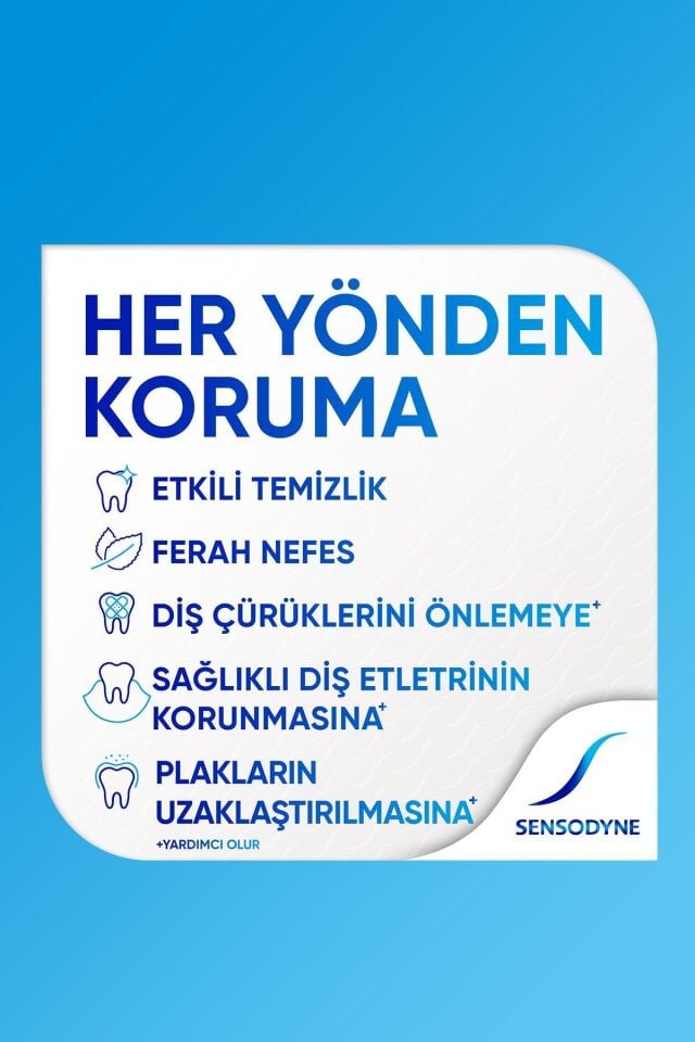 Sensodyne Tam Koruma Beyazlatıcı Diş Macunu 50 Ml, 4'lü Set
