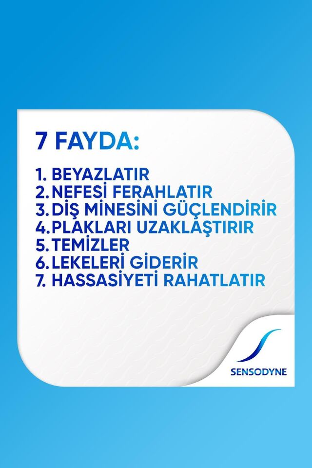 Sensodyne Tam Koruma Beyazlatıcı Diş Macunu 50 Ml, 4'lü Set