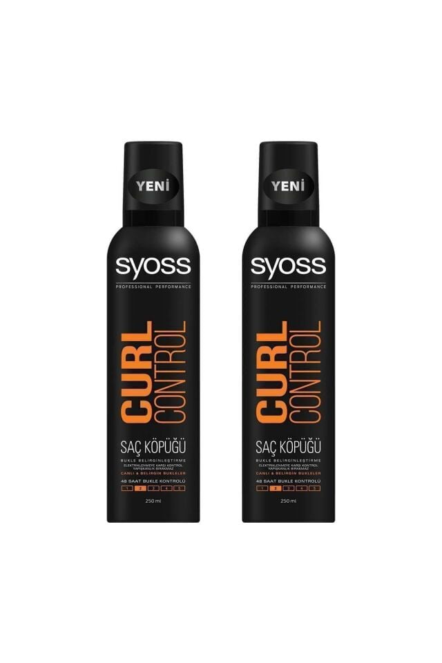 Syoss Curl Control- Bukle Belirginleştirici Köpük 250 ml X 2 Adet