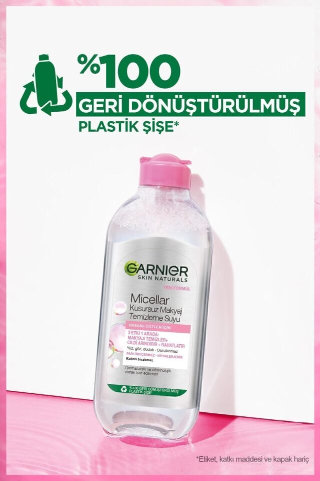 Garnier 2'li Micellar Kusursuz Makyaj Temizleme Suyu 400 Ml