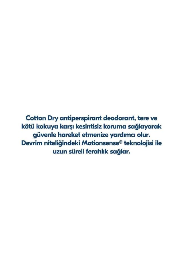 Rexona Motion Sense Kadın Stick Deodorant Cotton Dry 48 Saat Koruma 40 g X 2 Adet