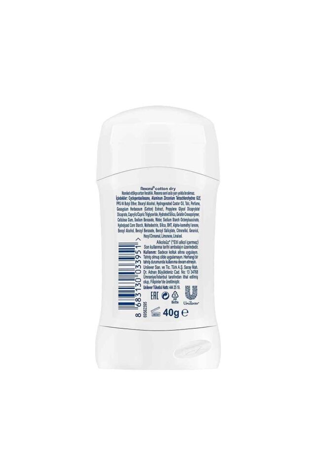 Rexona Motion Sense Kadın Stick Deodorant Cotton Dry 48 Saat Koruma 40 g X 2 Adet